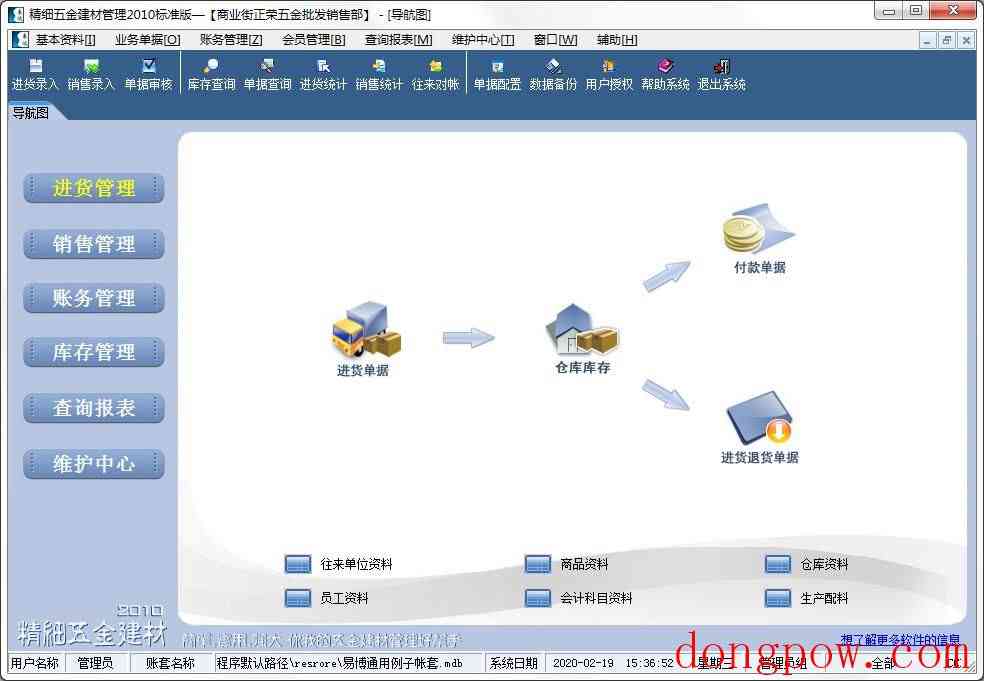 易达精细五金建材销售管理2010