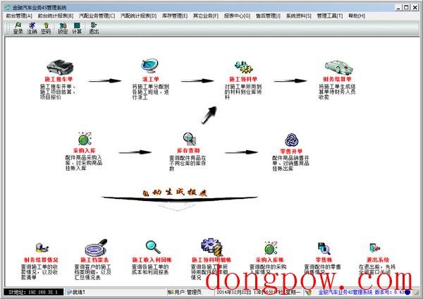  金骏汽车业务4S管理系统 V8.43