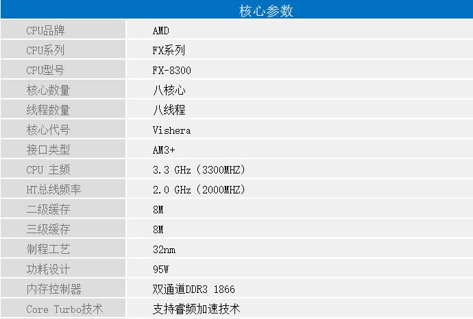 3079元电脑配置单2017：AMD FX8300+映众GTX1050TI