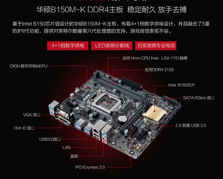 3390元中端游戏电脑主机雷霆世纪：i5 6400/GTX950 2G独显