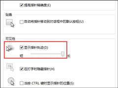 Win8.1鼠标移动有残影怎么去除？去掉鼠标指针轨迹的方法