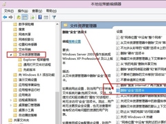 Win8系统如何删除安全选项卡？