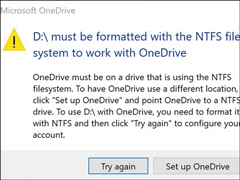 NTFS可带来最佳同步操作体验！微软正式回应OneDrive封杀FAT32