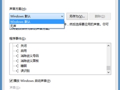 Win8系统开关机没有声音的解决措施