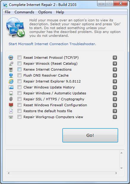 网络修复工具(Complete Internet Repair) V2.1.0 绿色版