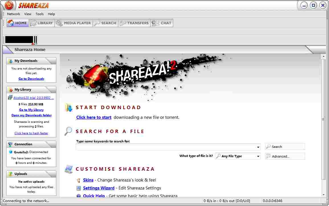 Shareaza(P2P下载工具) V2.7.9.1 多国语言版