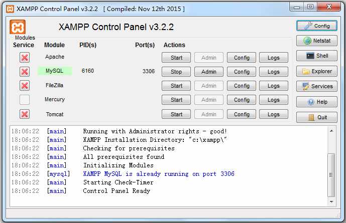 XAMPP(建站集成软件包) V7.1.2 多国语言版