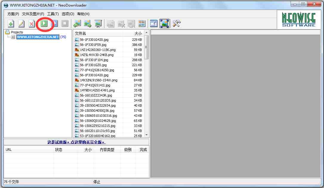 NeoDownloader(超快速抓图工具) V2.3c 绿色汉化版