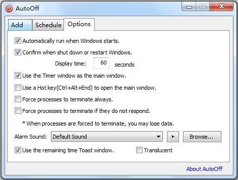 AutoOff(定时关机工具) V4.6