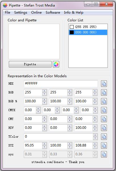 Pipette(取色软件) V17.3.7 多国语言绿色版