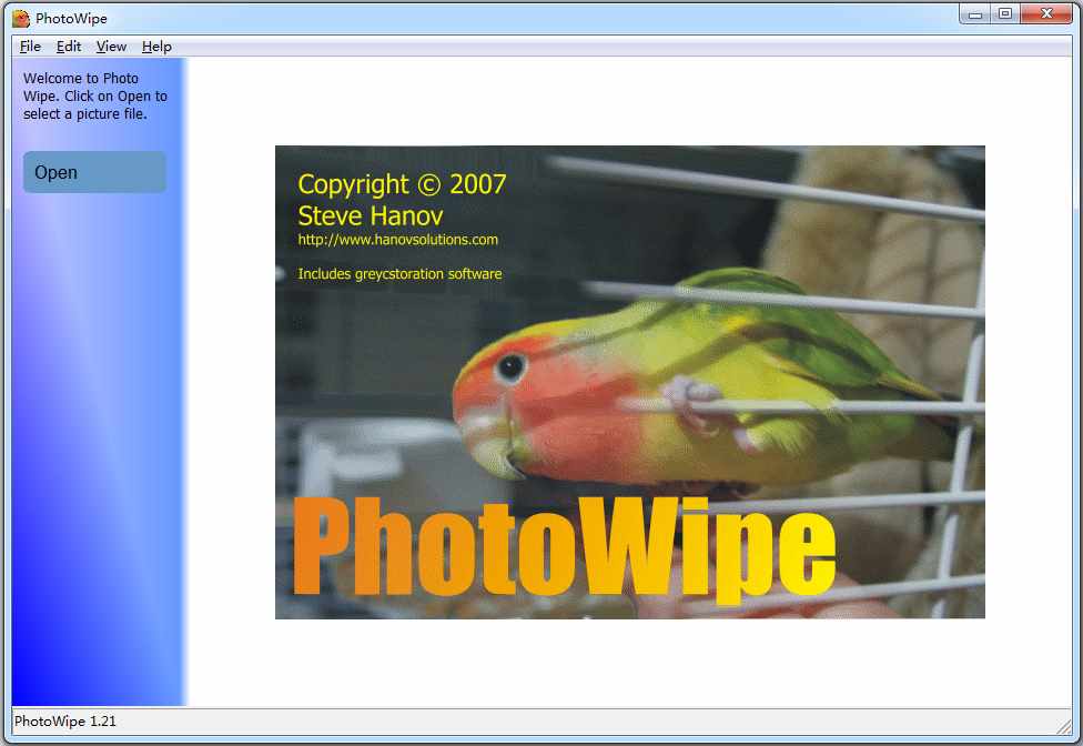 PhotoWipe(移除照片中不需要的部分) V1.21 英文版