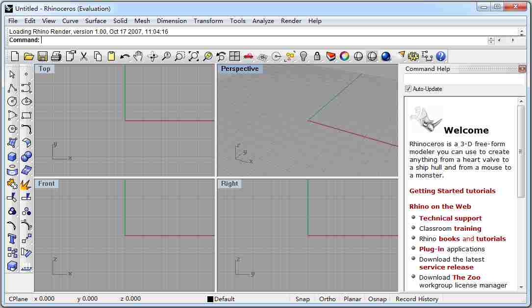 犀牛软件(Rhinoceros) V4.0 破解版