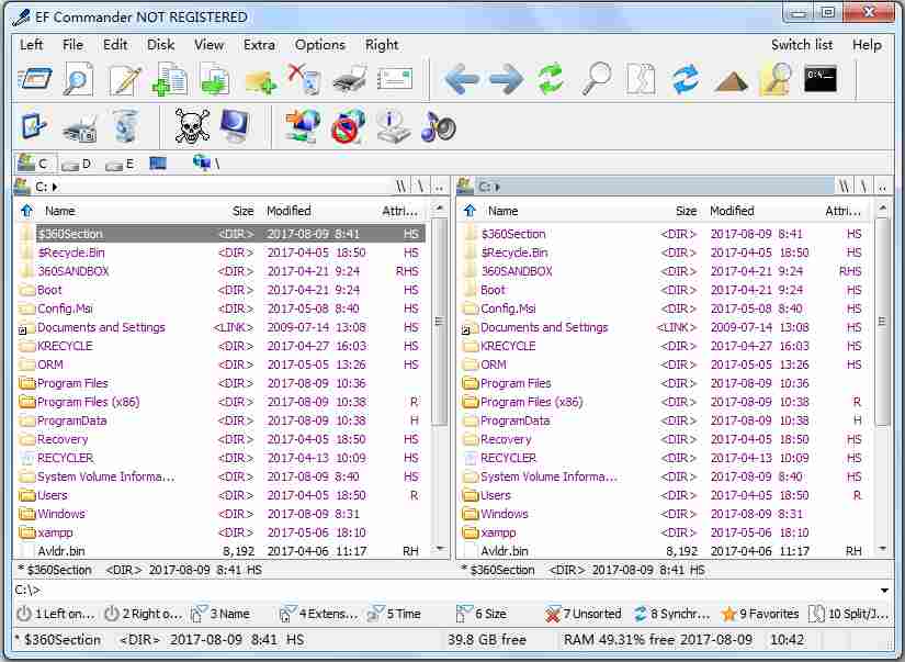 EF Commander(文件管理器) V12.10 英文版