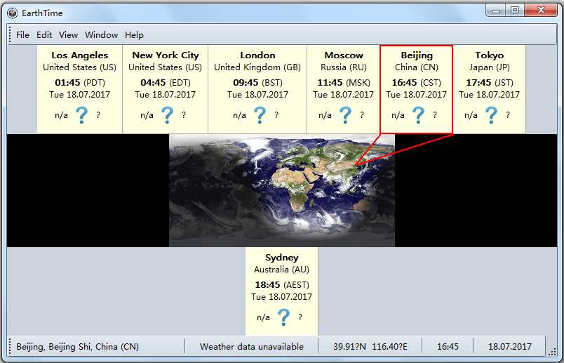 EarthTime(世界时钟) V5.7.0 英文版