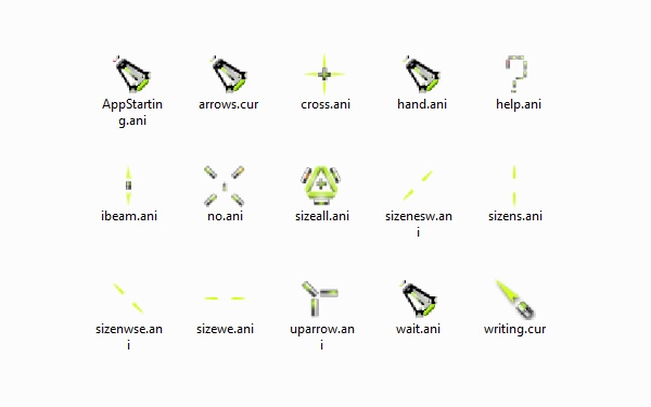 特色图案鼠标指针