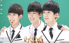 TFBOYS阳光帅气写真Win7主题