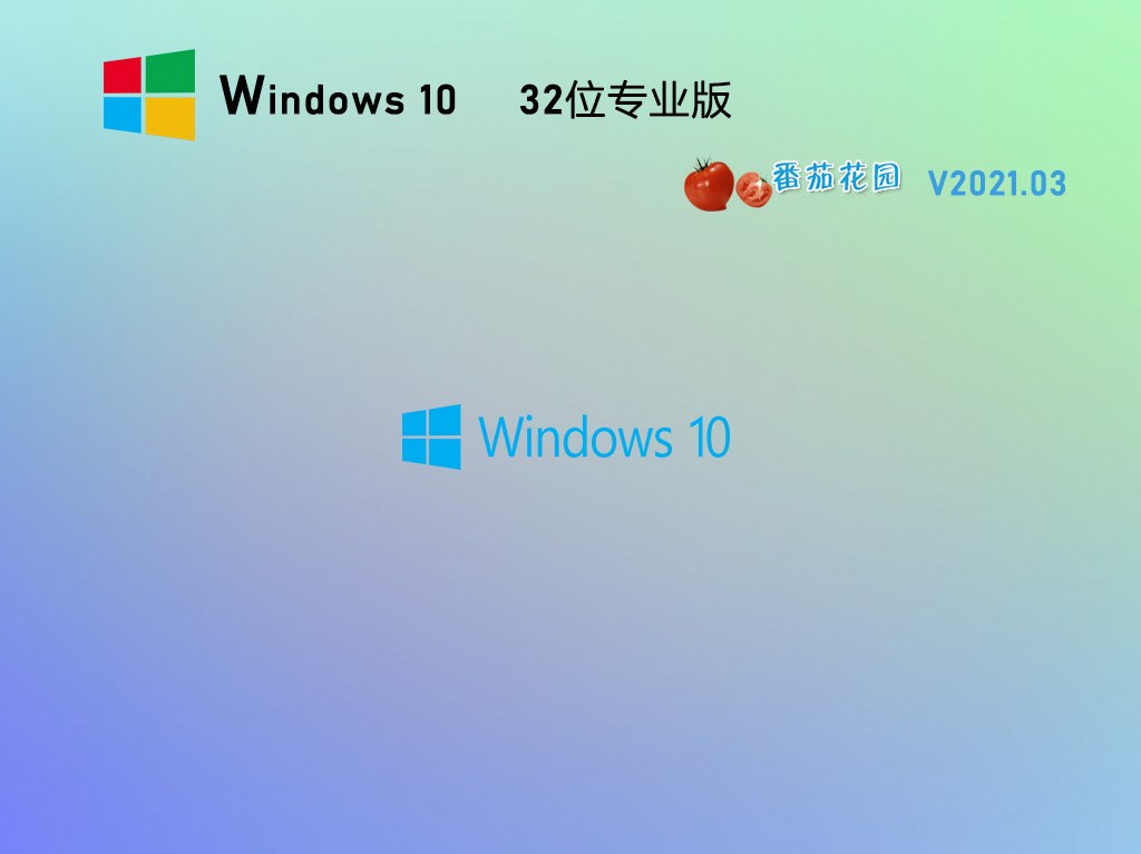 番茄花园Win10 32位极速专业版 V2021.03