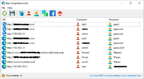 SterJo Edge Passwords