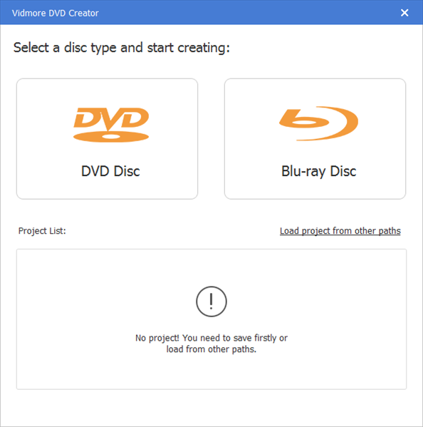 download the last version for windows Vidmore DVD Creator 1.0.56