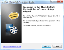 ThunderSoft Photo Gallery Creator