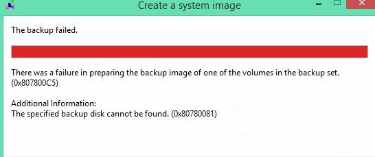 Win8.1电脑无法创建系统映像备份该怎么