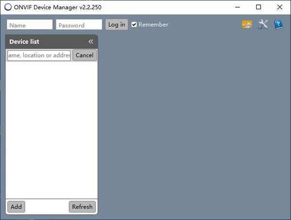 ONVIF Device Manager