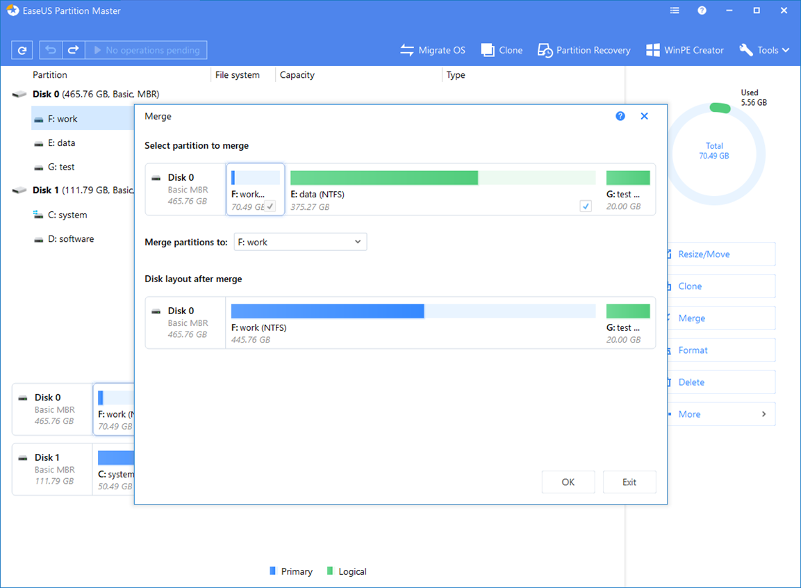 EASEUS Partition Master