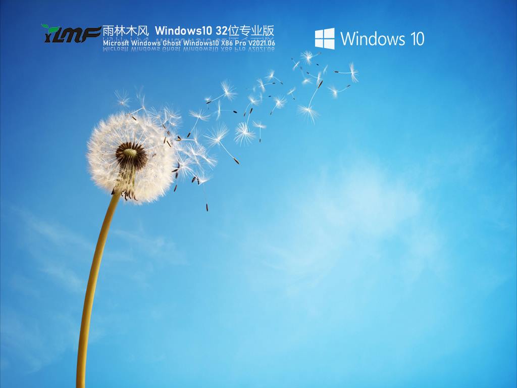 雨林木风Win10 21H1 32位专业版 V2021.06