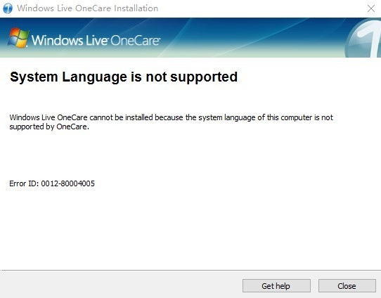 Microsoft Windows Live Onecare