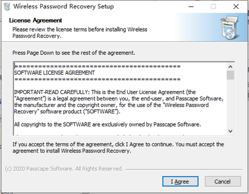 PasScape Wireless Password Recovery