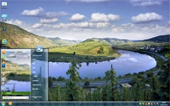 环岛湖美景win7系统主题