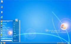 Win8桌面win7系统主题