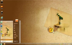 绿芽win7系统主题