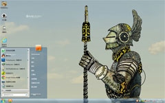 钢盔士兵win7系统主题