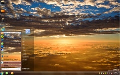 日落夕阳win7系统主题