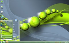 异度珠子win7电脑主题