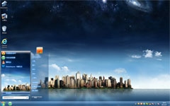 水上之城win7桌面主题
