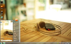 简约音乐耳机win7桌面壁纸