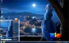 愤怒小鸟里约win7电脑主题