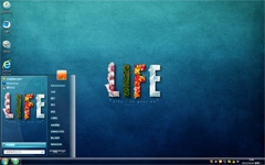 缤纷life win7主题