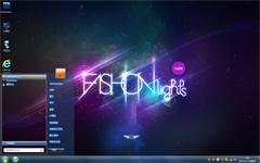 我爱时尚win7精美主题