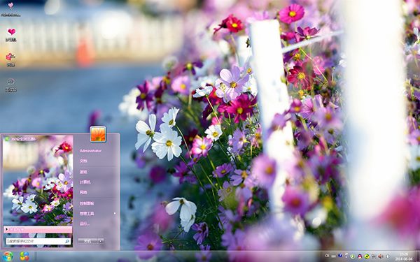篱笆之繁花似锦Win7主题