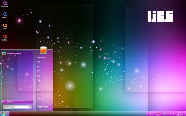 炫丽多彩的生活win7电脑主题