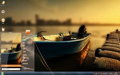 归乡的船舶win7主题