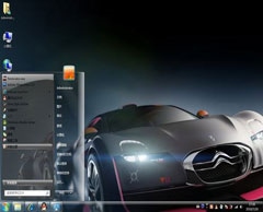 黑色概念车win7主题下载