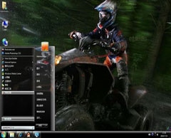 越野卡丁车win7桌面主题