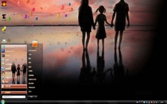 牵手win7电脑桌面主题