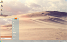 浩瀚沙漠Win7主题