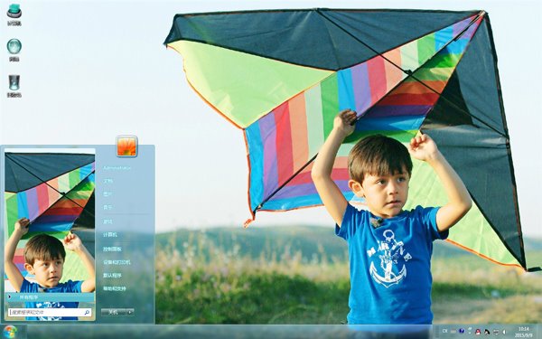 可爱的诺一Win7主题