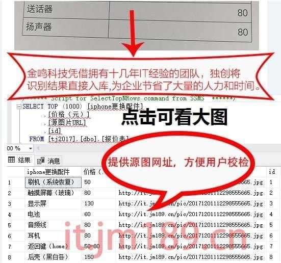 金鸣文表识别系统